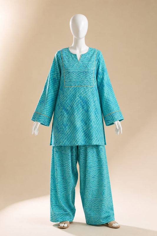 Printed 2 Piece Suit for Women