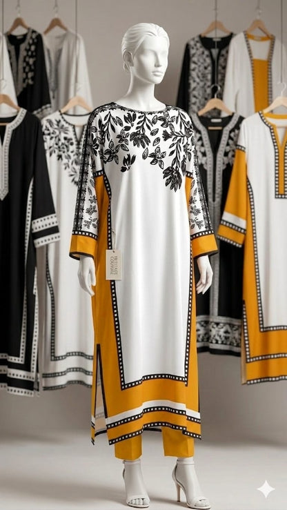 Printed 2 Piece Suit for Women