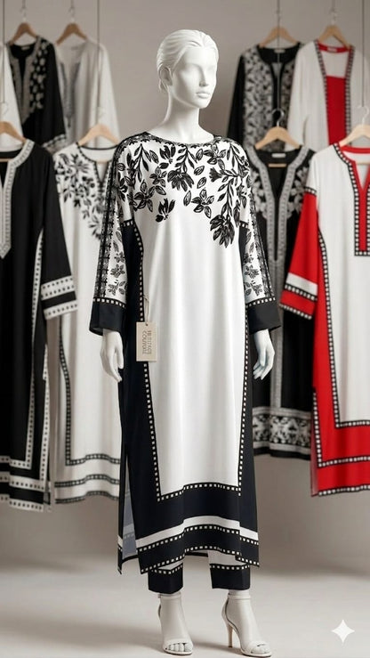 Printed 2 Piece Suit for Women
