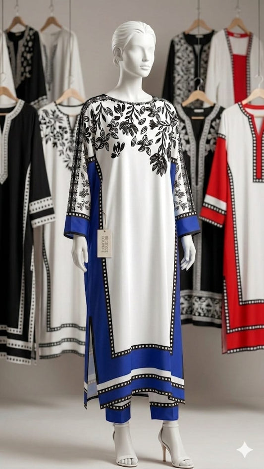 Printed 2 Piece Suit for Women
