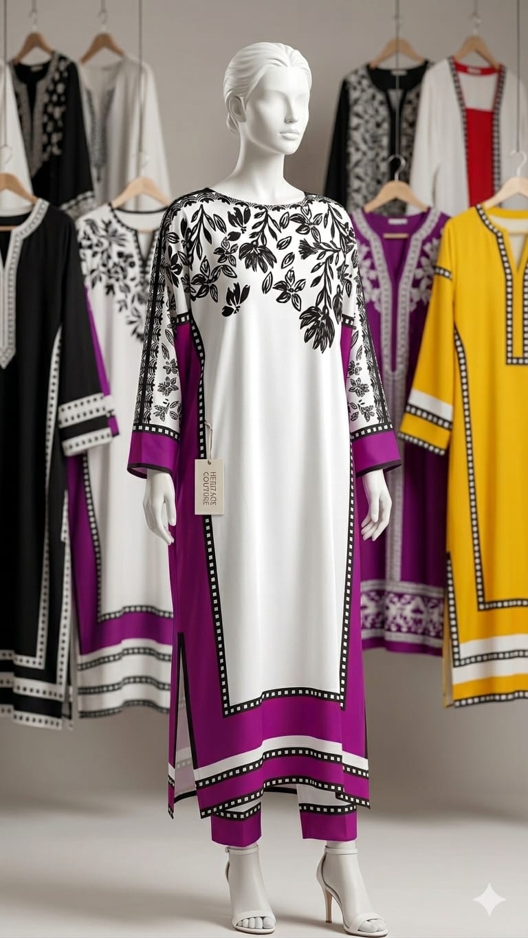 Printed 2 Piece Suit for Women