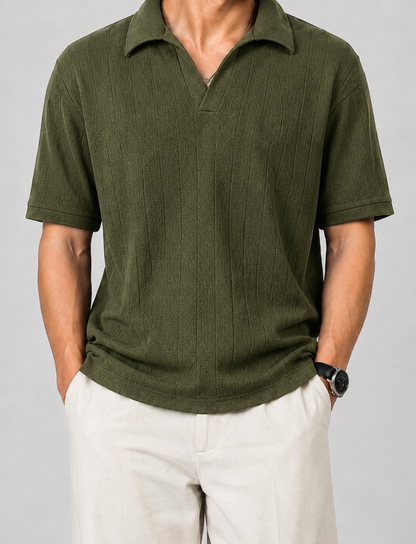 Knitted Polo Shirt